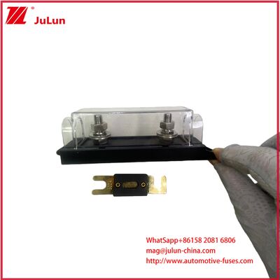 Portador de fusible de enchufe impermeable Bloque de fusible de automóvil Portador de fusible de automóvil Compatible con ACU ACN ACS ACZ ANL ANM ANS Voltagem nominal 32V 58V 72V Componente eléctrico duradero