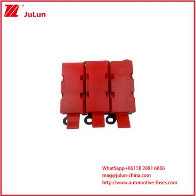 Asiento de fusible impermeable para lancha motora de crucero, panel solar ANS, cubierta roja