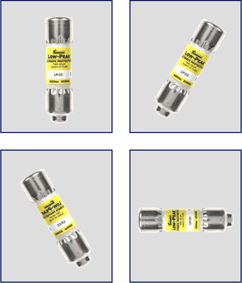 Corriente de retraso de tiempo del grado del fusible 600V 300V 150V DC 0.5-30A de LP-CC 10x38