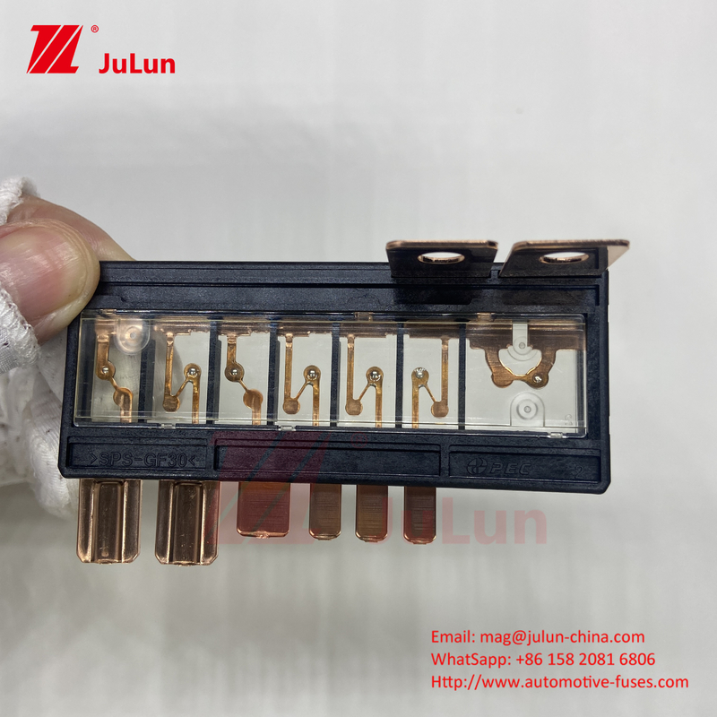 38231-TAB-A01 Sistema del motor Fuse Automóvil eléctrico Cuchillo de cobre de automóviles Fuses de tornillo enchufe en el patrón de bloque de bolsas de voltaje 32V