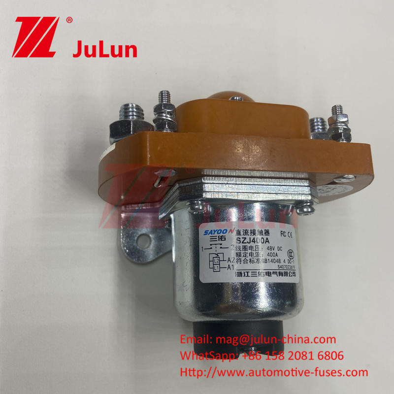 Tornos montados en el interruptor de apagado del yate 200A 1P 1NO 12-80V Puntos de contacto de plata y oro, larga vida.