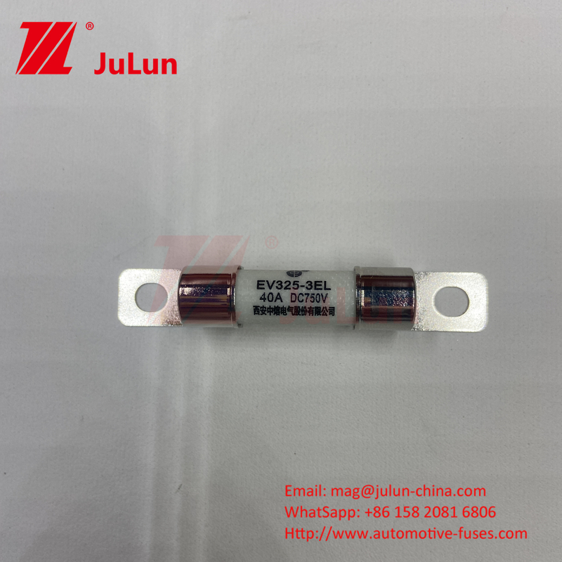 Protección EV de vehículos eléctricos Conversión de potencia del fusible 15A 30A 25A 750VDC 10x38 EV FUSE