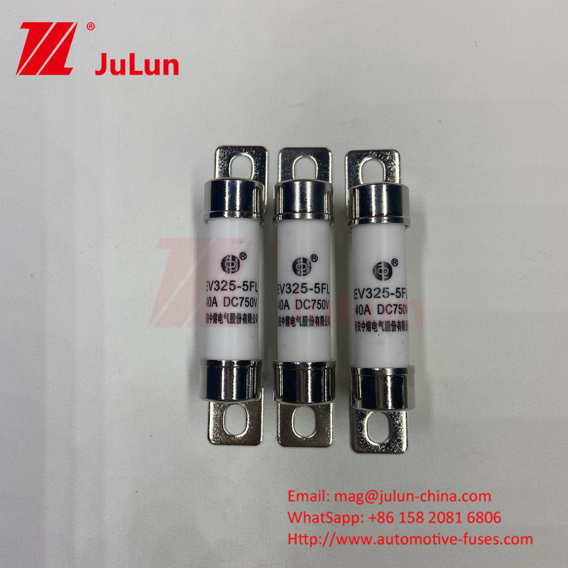 Fusiles EV embebidos para sistemas de tracción de vehículos eléctricos 750VDC 25A 30A 40A 50A 14*51 Ues Para cargador de automóviles EV325