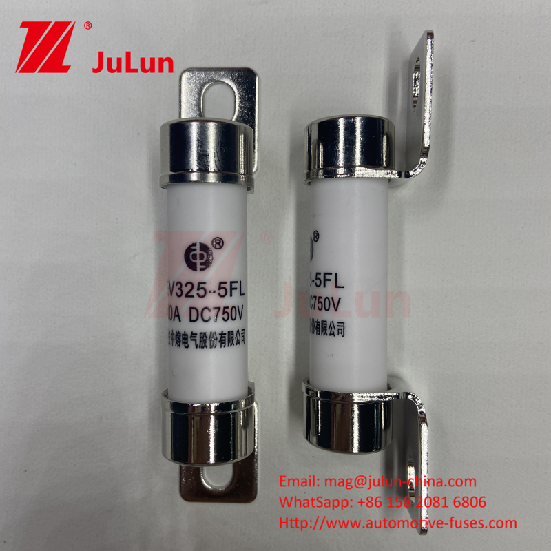 Tubo de cerámica 14x51 15A 40A 50A EV325 FUSE 750VDC EV32520KA Fusiles cerámicos de tornillo para automóviles 10A-50A ISO8820/JASO D622