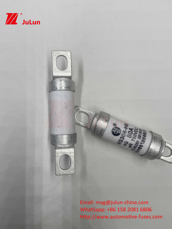 Fusiles cerámicos para automóviles de 750VDC 14. Tubo cerámico 20x46mm 15A 40A 50A RS308 HB G FUSIÓN 750VDC EV325 100A
