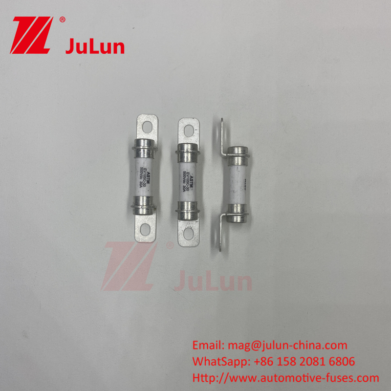 Vehículo eléctrico puro 5A 10A 15A 20A 30A Sistema de fuerza Vehículo eléctrico híbrido Fuse 500VDC