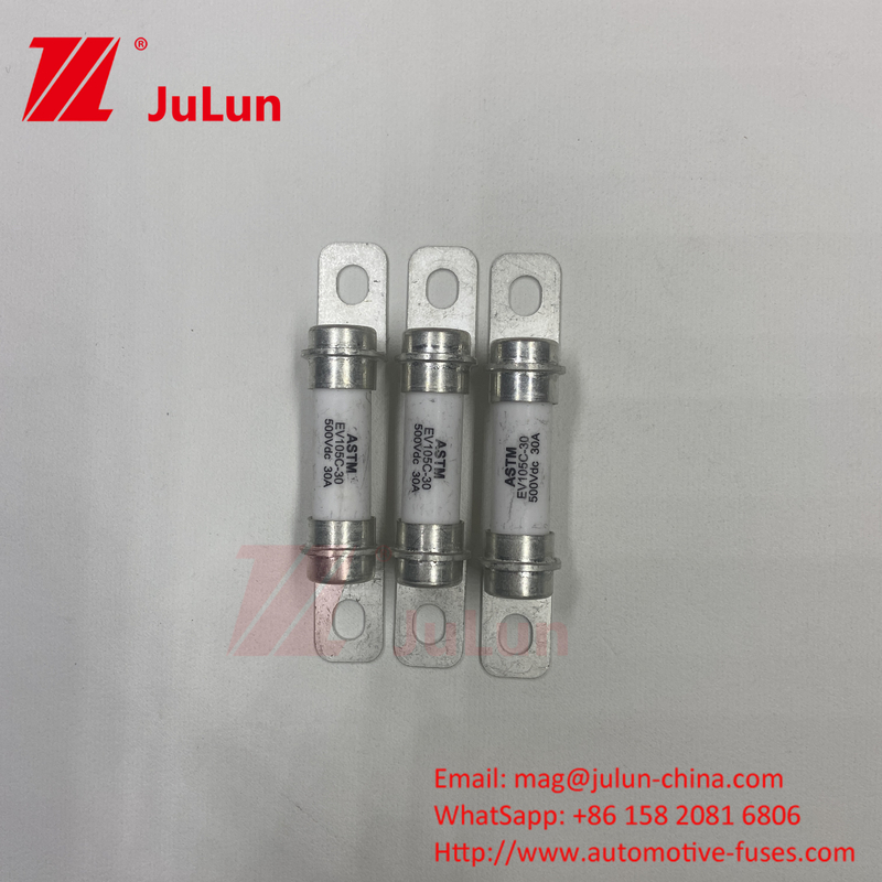 M6 Fusiles de perno para vehículos eléctricos de vehículos eléctricos 500VDCHEV 500VDC 15A 30A 40A Fusiles del sistema de almacenamiento de energía