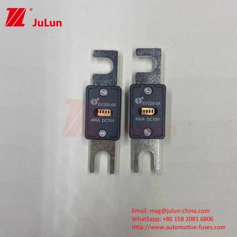 TESLA 70VDC EV320-5X 5C Voltado nominal Fusiles para vehículos eléctricos M6 Cerrojo tipo 225A