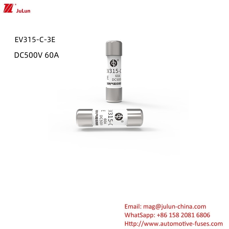 La nueva energía de potencia de mediana alta presión cerámico fusible/ EV315-C-3E DC500V 10A,15A,20A,30A,40A,50A.60A