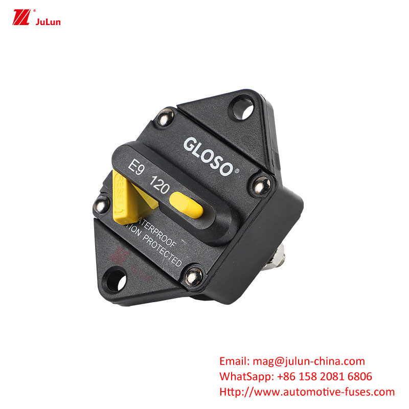 Protección de circuitos electrónicos de automóviles con luz LED caja de fusibles de múltiples vías SBH-6PD tornillo 30A-500A de dos polos 32V manual