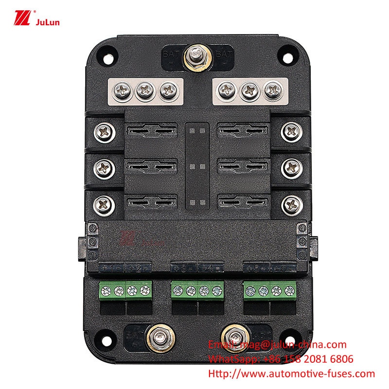Partes de automóviles de trabajo pesado 30A-500A Cortacircuito de reinicio de motocicleta para cerrojo / fusible de cerrojo de voltaje nominal 32V Circuito P