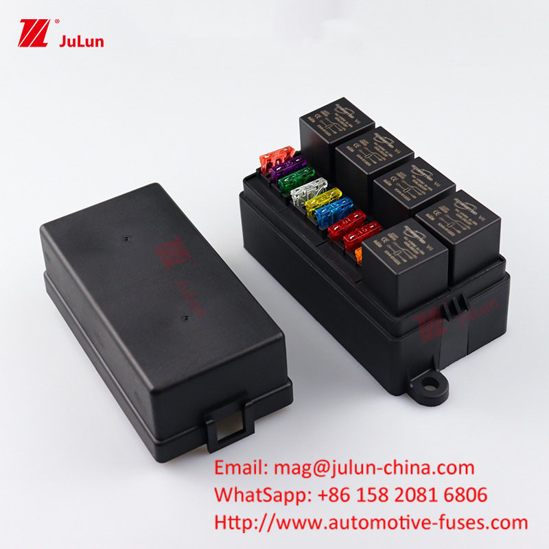 ANS Auto Parts Circuito electrónico Corriente 30-50A Sustentador de fusible de tornillo pequeño para el sistema automotriz Puede restablecer el interruptor de circuito