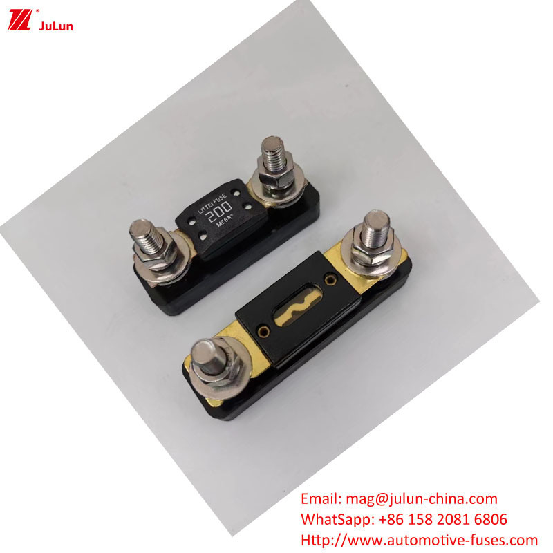 Eu UL Rompecircuito de amplificador de reinicio manual 30A-500A32V Portador de fusibles para automóviles