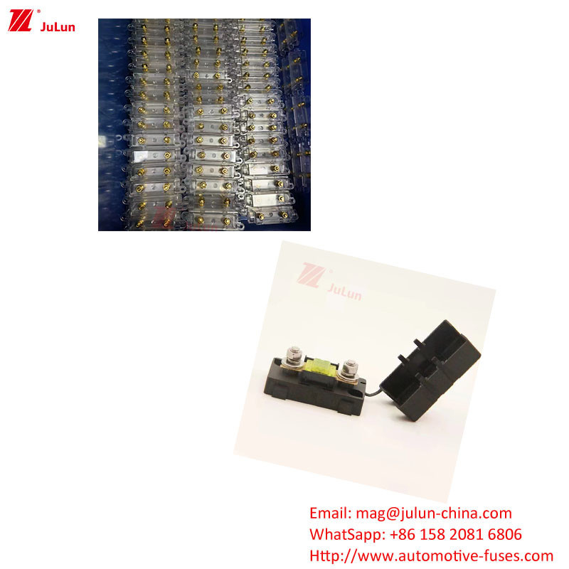 Eu UL Auto Parts ANS/MIDI Pequeño soporte de fusible con corriente de retención de 30A-500A para circuitos electrónicos de automóviles
