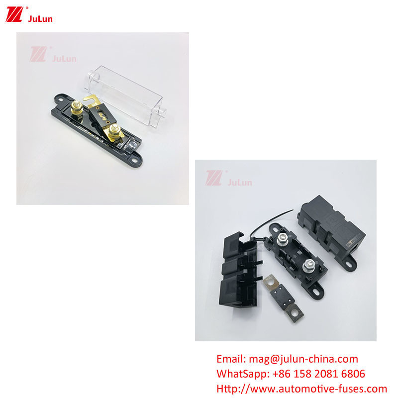 Protección de circuitos electrónicos automáticos del barco interruptor de circuito de reinicio manual 30A-500A32V soporte de fusible automático
