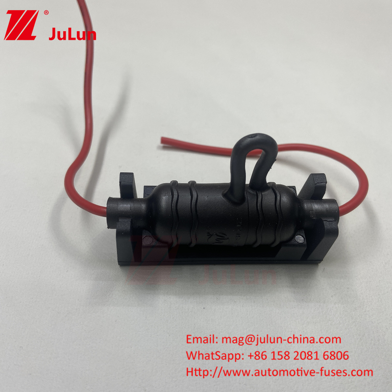 Protector de fusibles de bajo voltaje para automóviles a prueba de polvo Rojo Negro Silicona PPS 10A 250V