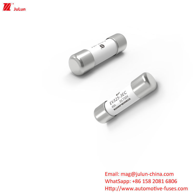 SINOFUSE 750VDC 20KA Tensión Fusible para vehículos eléctricos con cabeza plana, tornillo y tornillo