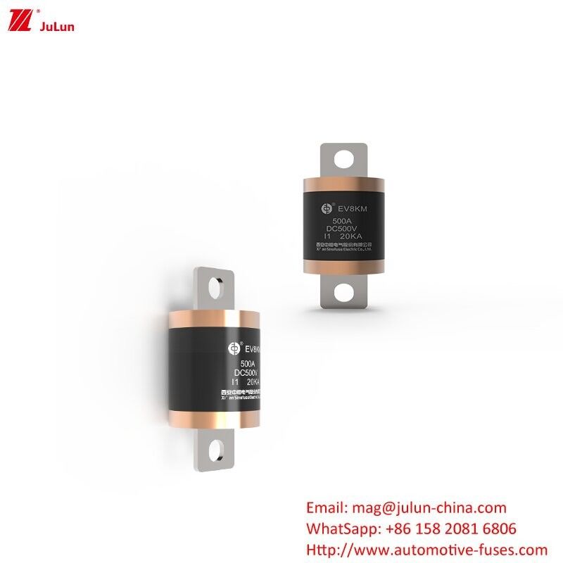 20KA 500A 500V cargadores de EV de corriente continua adaptador compatible con vehículos de carretera y fusibles terminales