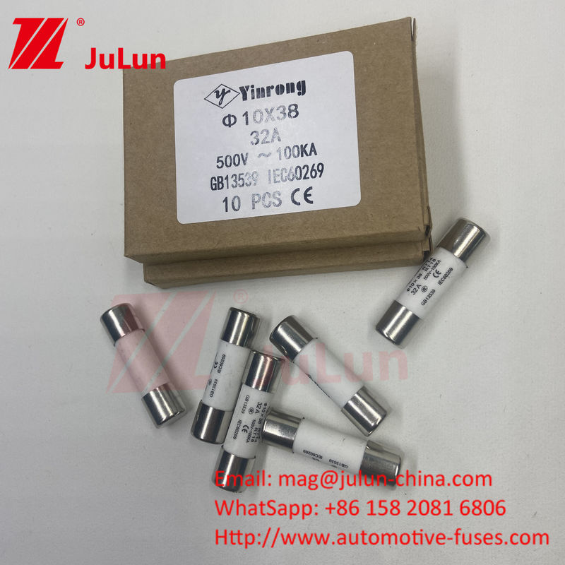 3A 10*38mm Fusiles fotovoltaicos cerámicos para sistemas fotovoltaicos AC220V AC380V AC50 0V AC690V AC800V
