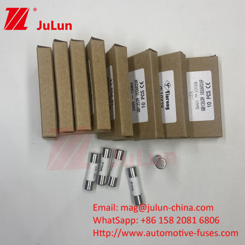 4A AC220V AC380V AC500V AC690V AC800V 1000V Fusiles fotovoltaicos solares 10 x 38mm 1000VDC Fusiles de cuerda Pv UL TUV CE RoHS