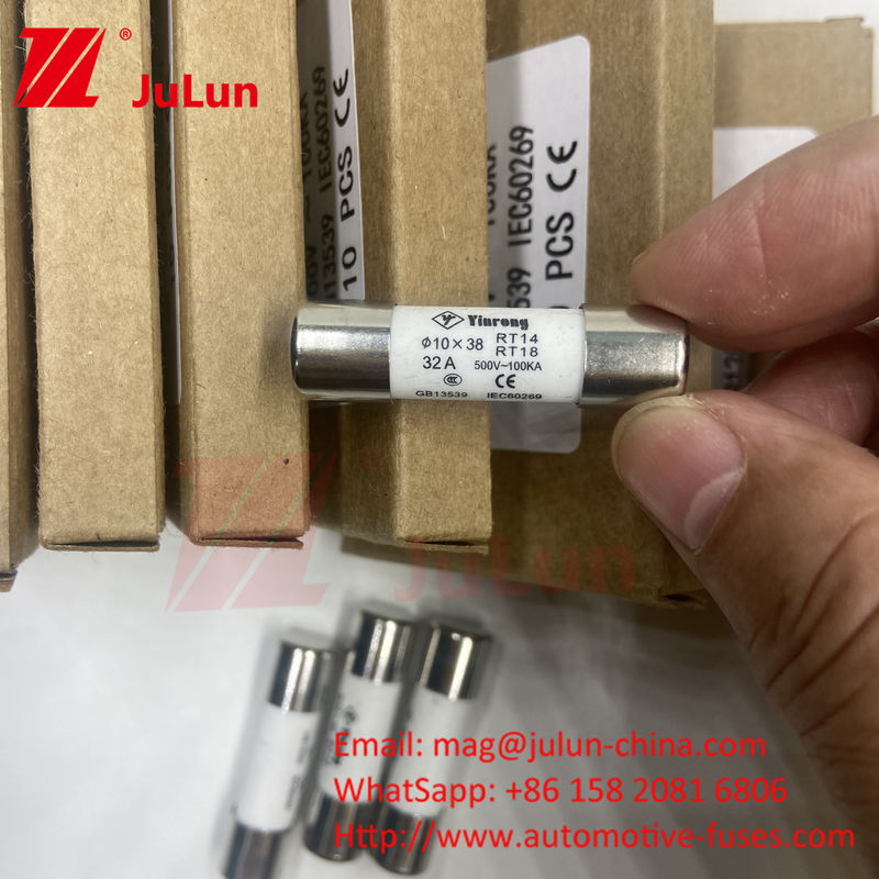 7A 10*38mm AC380V AC500V AC690V AC800V Fusiles fotovoltaicos cerámicos para sistemas fotovoltaicos