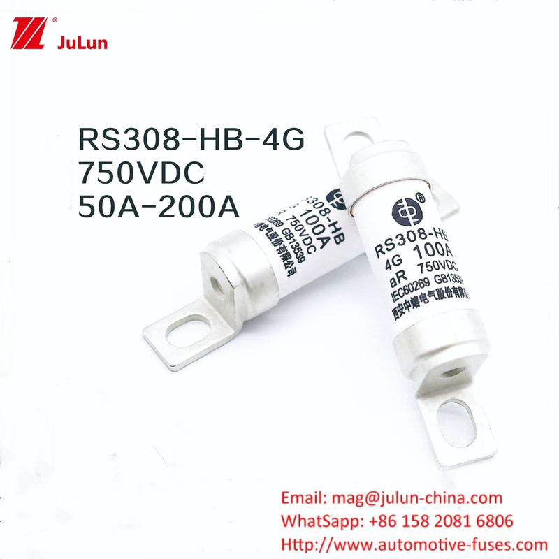 Adaptador de cargador de EV RS308-HB4G Serie 32A 63A 100A Mini fusibles para automóviles