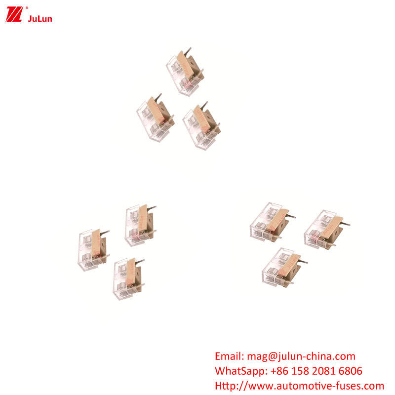 ANS / MIDI Posicionador de fusible pequeño contacto de cobre 32V de nylon de amarre interruptor de circuito de plástico carcasa
