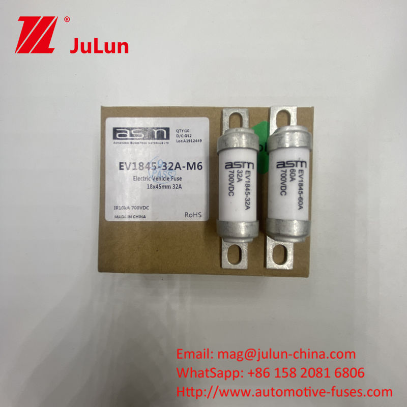 EV1845 40A Fusiles de tensión para vehículos eléctricos 5A-150A Fusiles de perno 700VDC