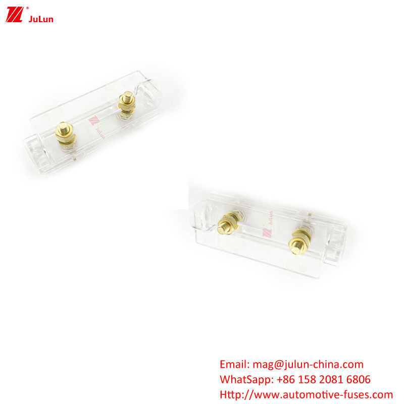 Protección de circuitos de automóviles, portador de fusible de contacto de cobre en 0V-48V Tipo de fusible