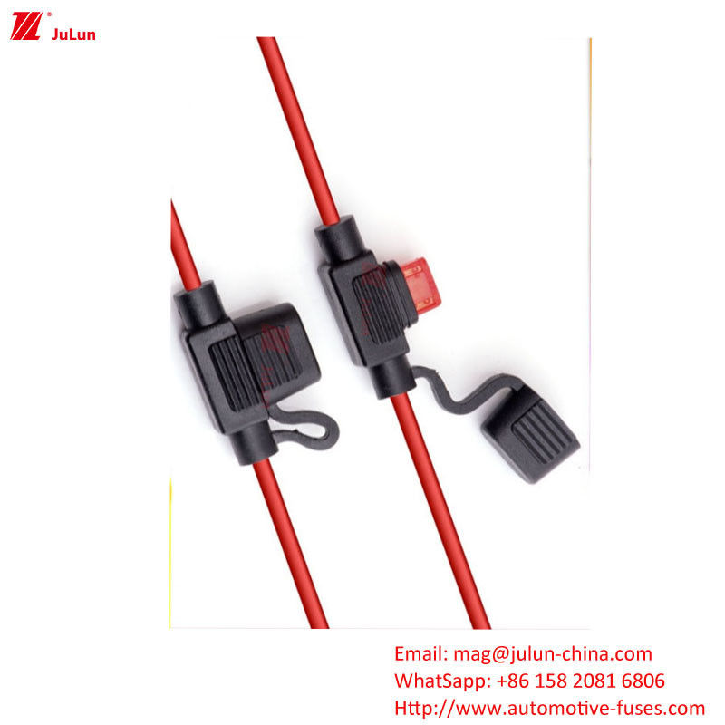 Calidad media, pequeña, grande con soporte de fusible impermeable al plomo/interruptor de circuito de material de carcasa de nylon de voltaje nominal 32V Aplicaciones automotrices/vehículos eléctricos/autobuses