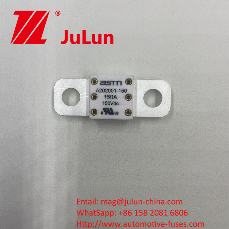Sistema eléctrico del vehículo ASTM 20200-400A 150VDC con fusibles cerámicos para automóviles Características eléctricas 1,0 en 4 horas 3,0 en 10 segundos máximo