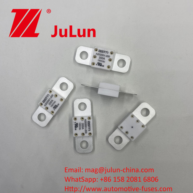 Fusiles de cerámica para automóviles 150VDC 300A A202001 con método de montaje