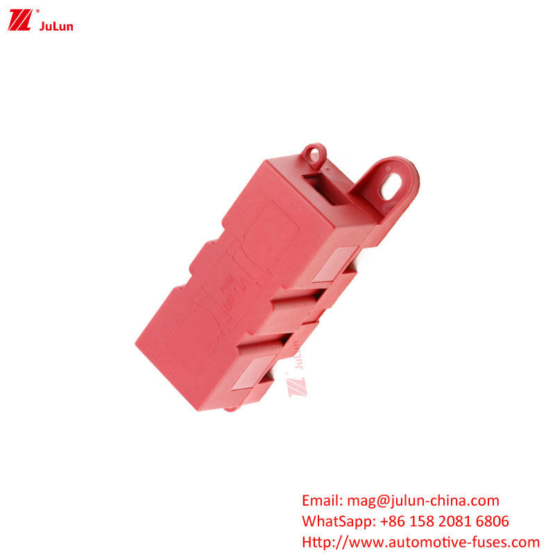 Performanzas cálidas ANS Portador de fusibles para equipos eléctricos en automóviles Casilla de plástico rojo y negro Nylon