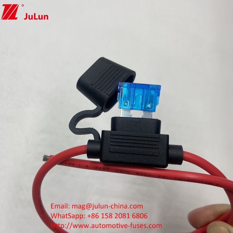 Portador de fusible a prueba de agua en línea de automóvil estándar ATM medio ATC Mini Blade Auto portador de fusible 12V