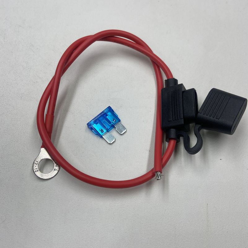 Teniente de fusible de automóvil para 12V 16AWG impermeable Estándar de contenedor de fusibles de automóviles cable de contenedor de fusibles en línea