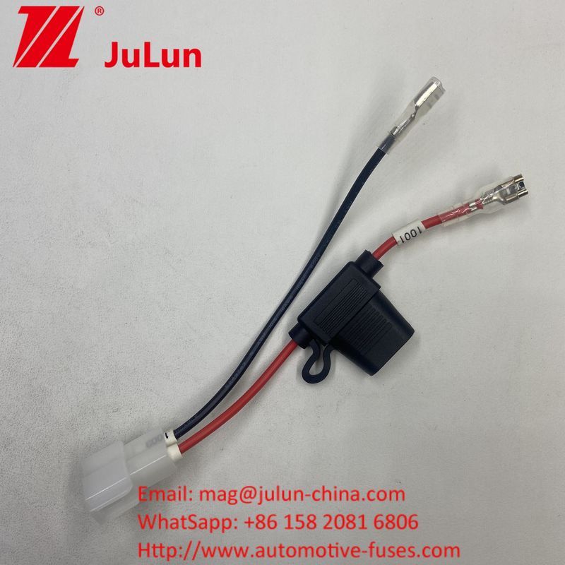 Sustentador de fusibles 16 AWG 12 AGW Sustentador de fusibles en línea con fusibles de hoja ATC de 30 AMP 50A