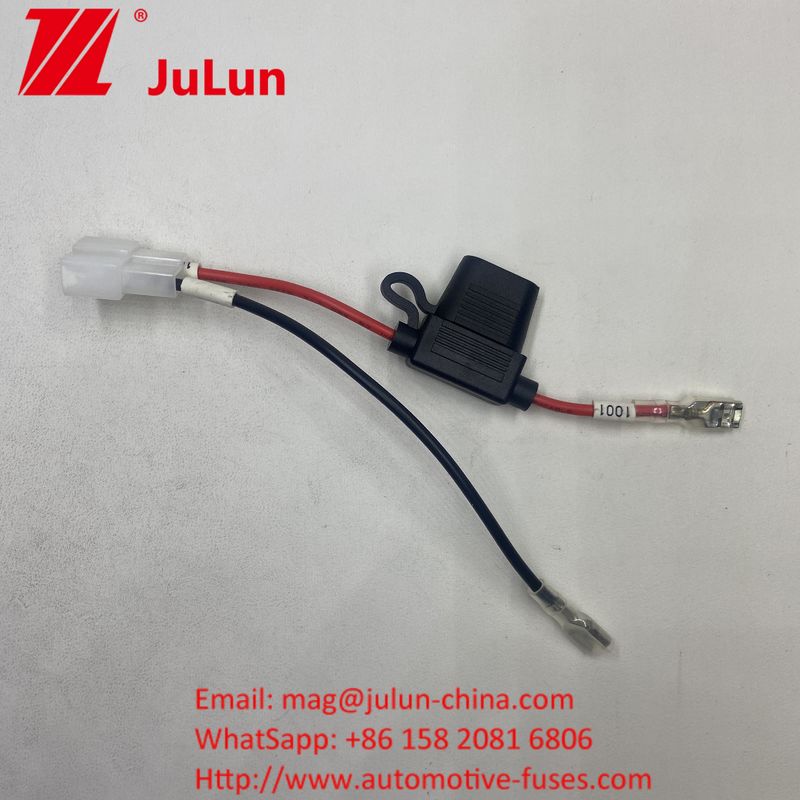 Conector de conector de seguridad de batería conector de cable de extensión conector de arnés de alambre con conector rojo de 2 pines para niños 12V Ride-On Truck Electric ATV Ebike