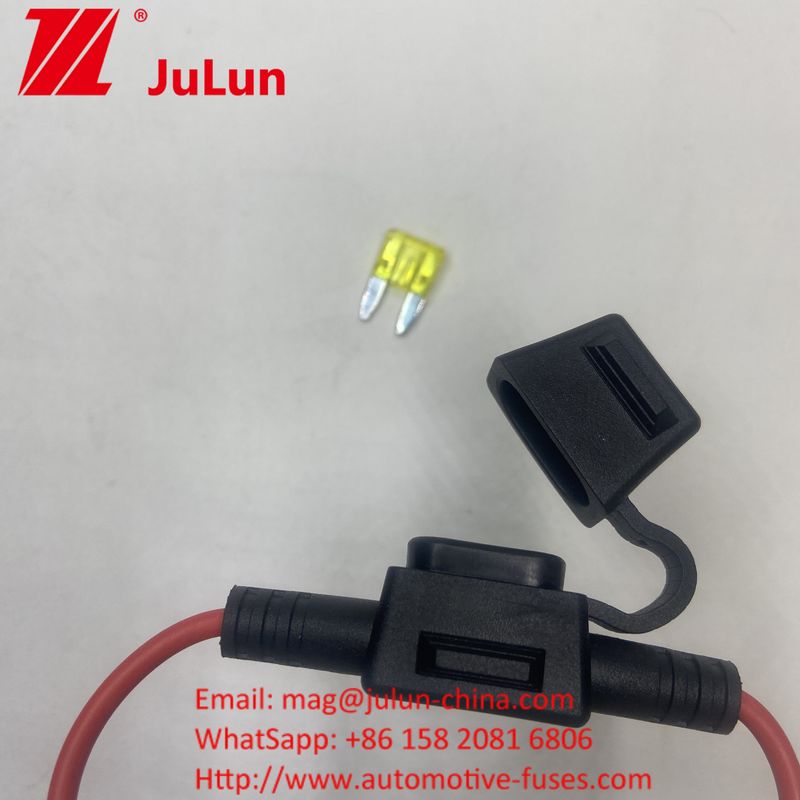 Sustentador de fusibles para automóviles de 16 gauge Mini Automóvil estándar Atm Atc Blade Sustentador de fusibles para automóviles