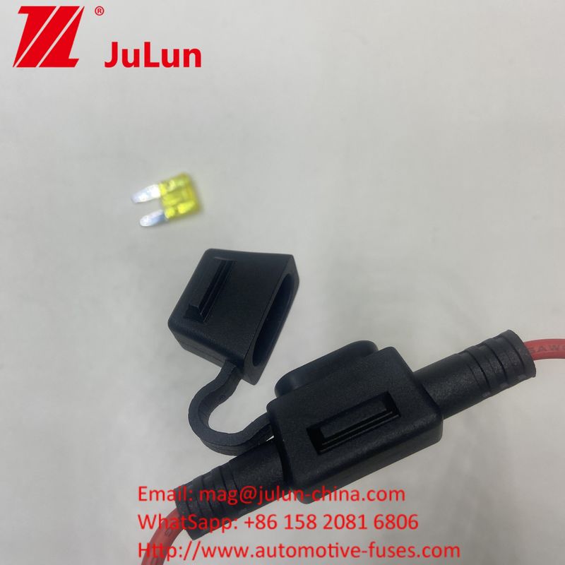 Los contenedores de fusibles Bettry Bloques de fusibles y accesorios Inmuevo del vehículo 5A 10A 15A 20A 30A Contenedor de fusibles eléctricos en línea Max