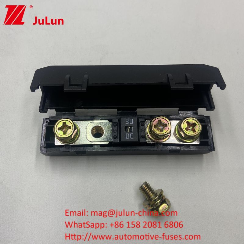 ANS ANF ANG SEGURADOR DE FUSIONES Midi de una sola dirección caja de fusibles para automóviles portafusibles para automóviles con diseño impermeable y embalaje en cartón