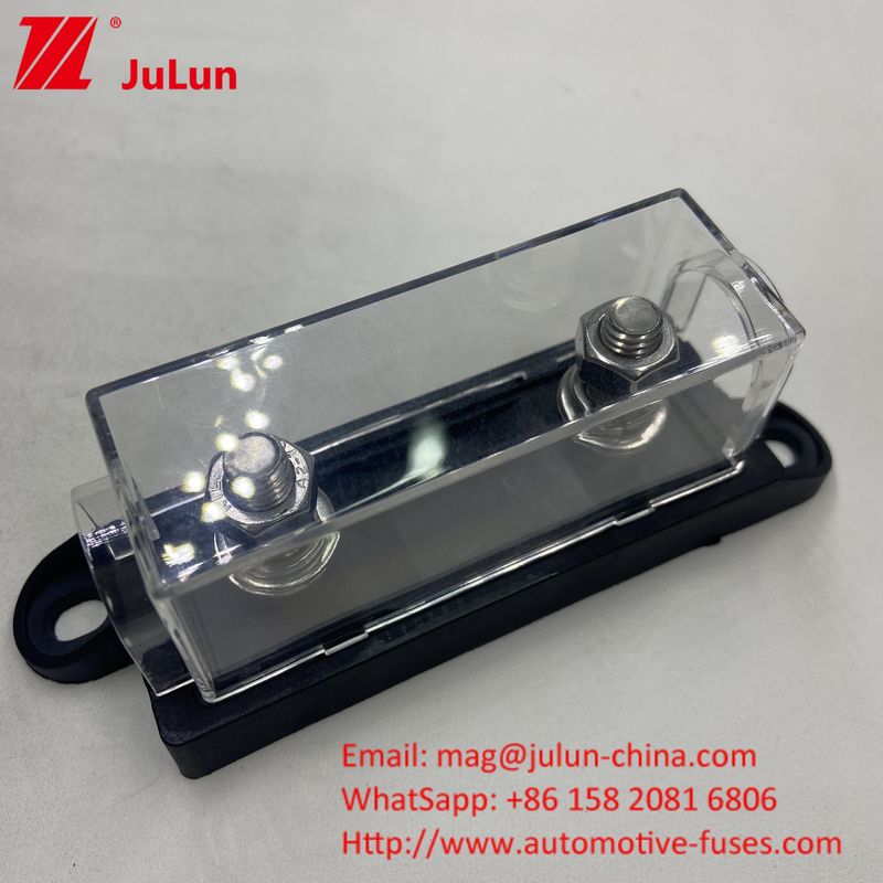 40A 50A 60A 70A 80A 100A 200A 250A 300A 400A 500A ANM Bloque de soporte de fusible automático de mechón con cubierta aislante transparente
