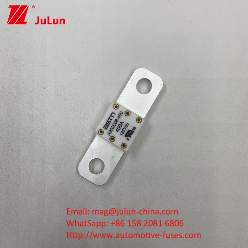 A202008 250A 125VDC Protección de cortocircuito de fusibles cerámicos para automóviles Tamaño pequeño 70VDC nominal
