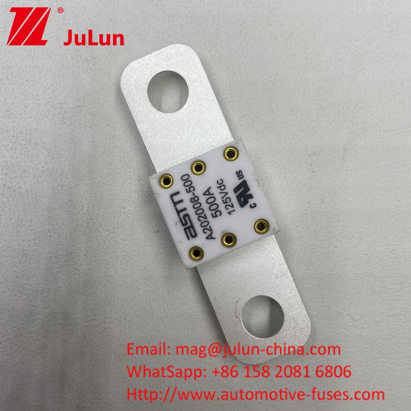 300A 125VDC ASTM M8 Bolt Batería de automóvil Fuse Durable Durable para aplicaciones de trabajo pesado