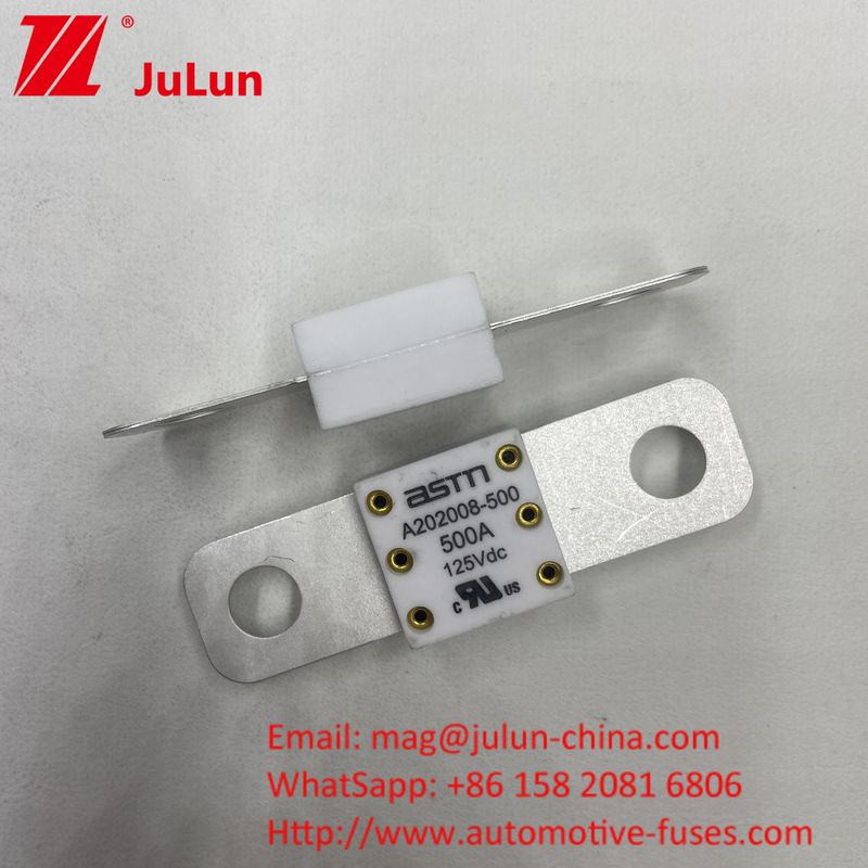 125VDC 150A A202008 Fusiles de carga rápida para vehículos eléctricos para vehículos de transporte 100A 150A 200A 250A 300A 350A 400A 500A