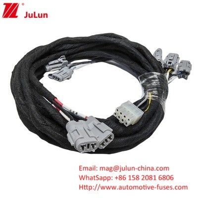 Adaptador de cable de toma de corriente del faro LED de automóviles impermeable H1 9005/9006 de PVC aislante de mujer a hombre