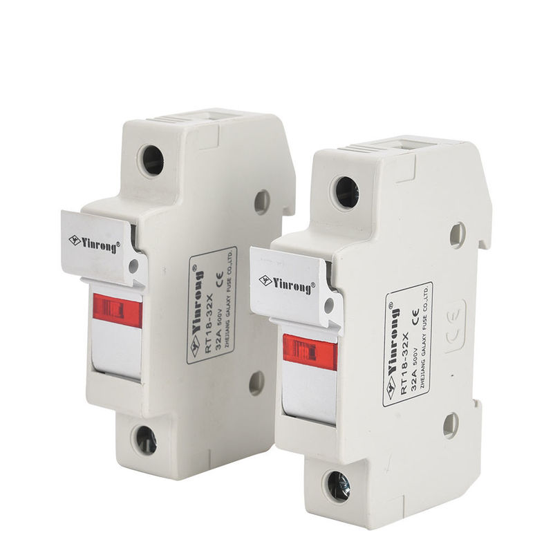 32a Cuerpo de fusible Portador de fusible cilíndrico AC 500V Compatibilidad 10*38 RT18-32 (X) Serie de fusibles de baja tensión