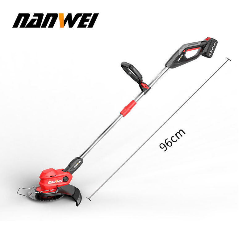 Trimmer Cortador de césped inalámbrico para césped en el jardín Cortador de césped eléctrico cinturón verde máquina batería familiar