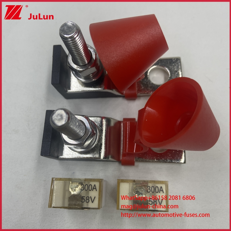 Portafusibles de batería MRBF de un solo perno 5/16\" (M8) a prueba de agua, 200A, Terminal 200A, Kit de bloque de fusibles, Categoría de producto: Componentes de fusibles
