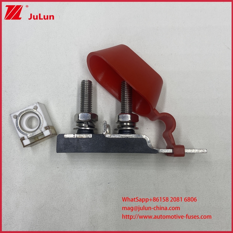 Bloques de fusibles terminales MRBF con fusibles de doble perno Compacto de batería marino con fusible 30A-300A 58V