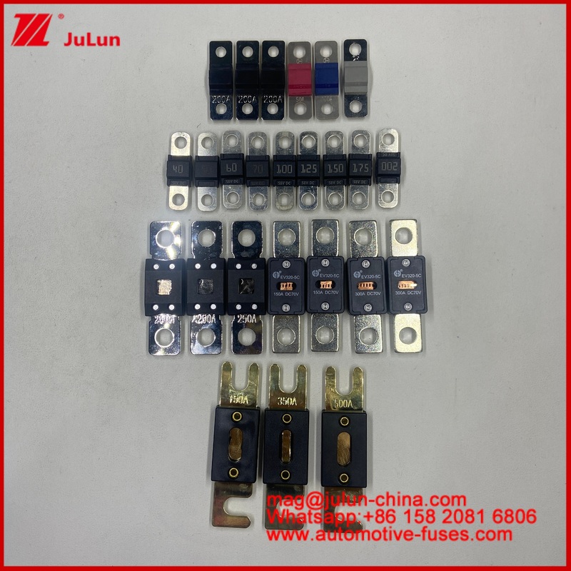 Automotive Blade Fuses ANS ANM ANL Stock  in Gold Plated Car 40A 100A 300A 400A Bolt Down